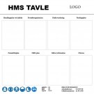 HMS tavle med klemme 85mm thumbnail