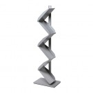 Zig Zag Brochure Stand Standard 6x A4 Silver thumbnail