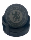 Bordbrikker av skifer med fotball logo thumbnail