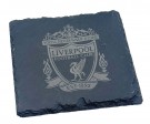 Bordbrikker av skifer med fotball logo thumbnail